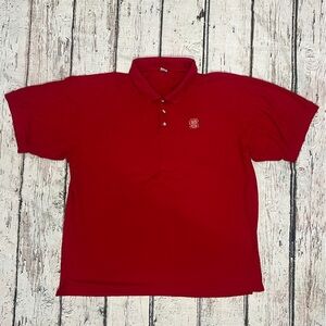 NC State Wolfpack Red Mens Polo Golf Short Sleeve NCAA Collegiate Shirt
